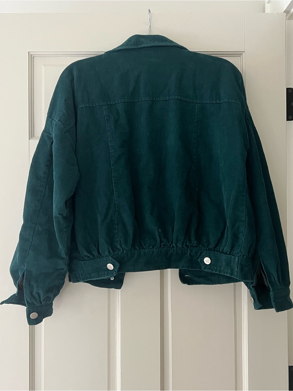superdown Teal Corduroy Trucker Jacket - Picture 3 of 4